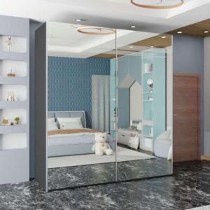 ETNA GREY WARDROBE 150cm/200cm/250cm