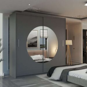 MOON GREY WARDROBE 150cm/203cm