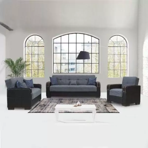MALTA GREY SOFA BED 1 SEATER, 2 SEATER, 3 SEATER