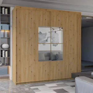 JAMAJKA SLIDING WARDROBE OAK 150cm/203cm