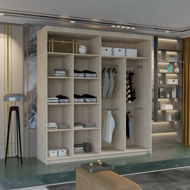 MARIKA OAK WARDROBE 120cm/150cm/180cm/203cm - Image 2