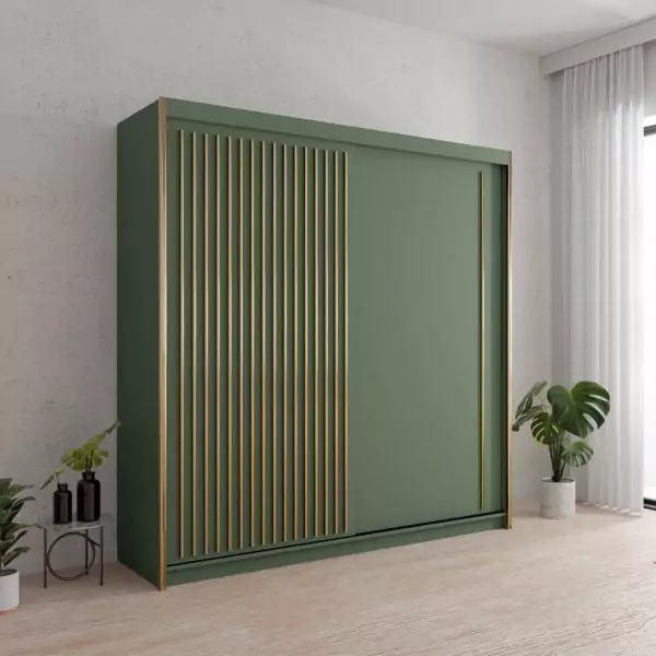 PESTO GREEN WARDROBE 150/203/250cm - Image 2