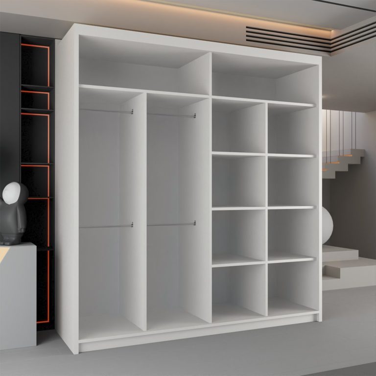 CALIFORNIA WHITE WARDROBE 150cm/203cm - Image 2