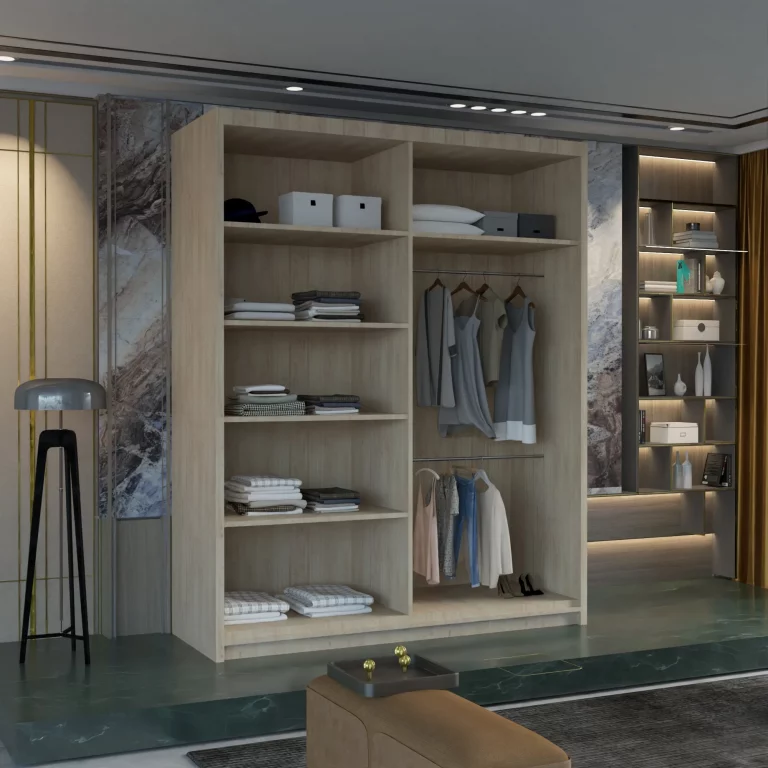 MARIKA OAK WARDROBE 120cm/150cm/180cm/203cm - Image 3