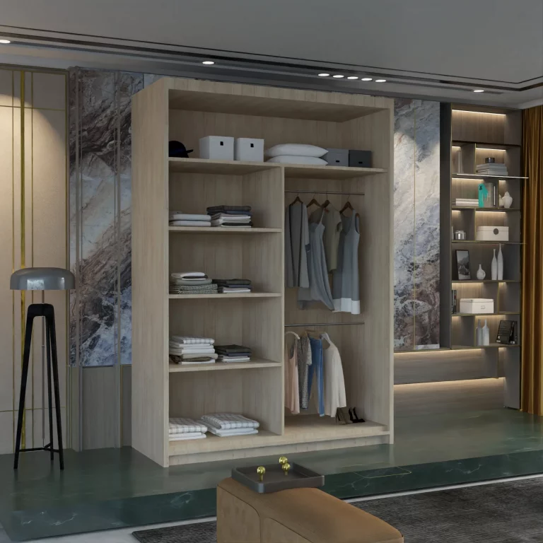 MARIKA OAK WARDROBE 120cm/150cm/180cm/203cm - Image 4