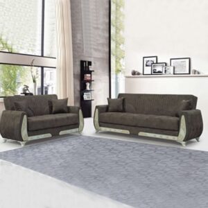 APPLE BROWN SOFA BED