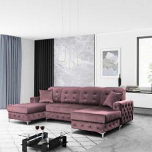 VERSO PINK LARGE SOFA BED