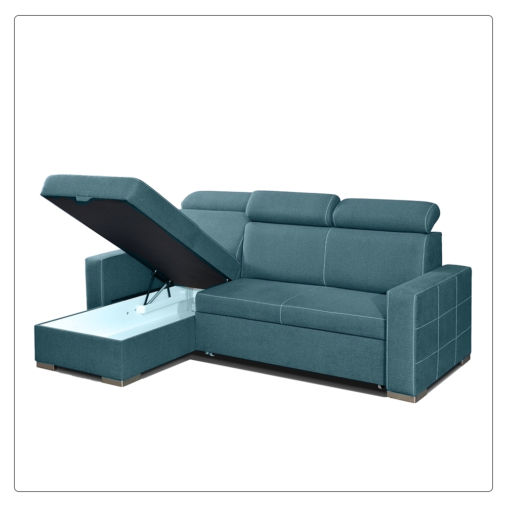 HOLLIE GREEN SOFA BED - Image 4