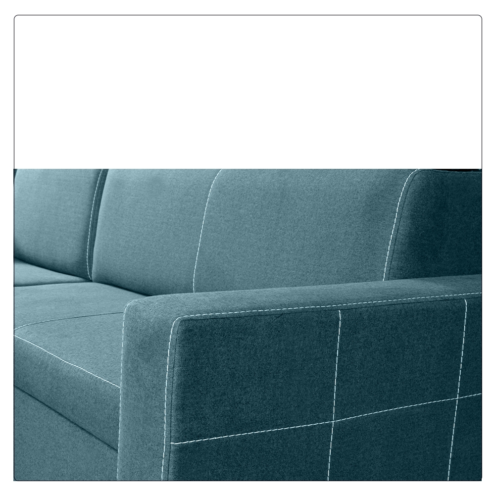 HOLLIE GREEN SOFA BED - Image 3