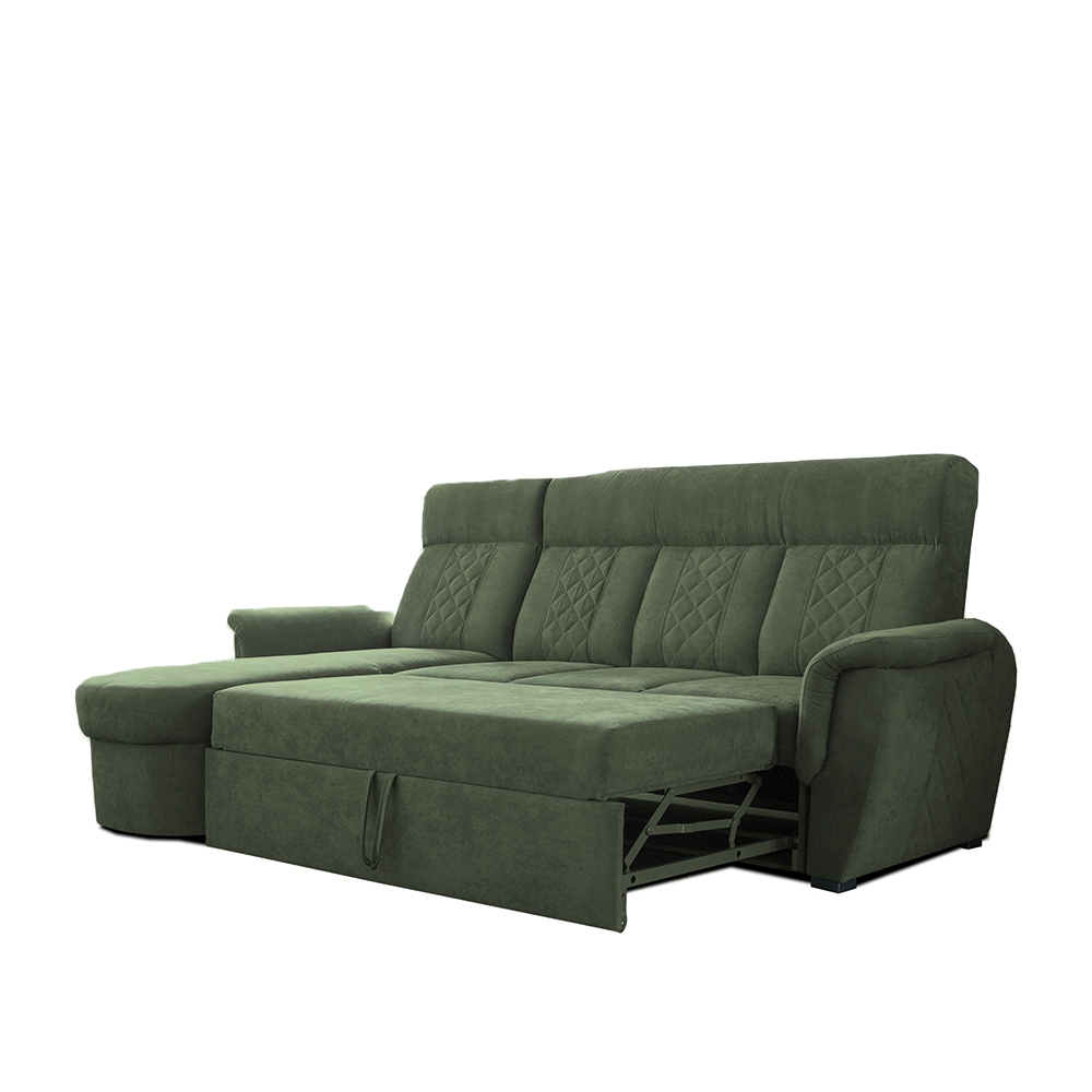 SELLY GREEN SMALL SOFA BED - Image 6