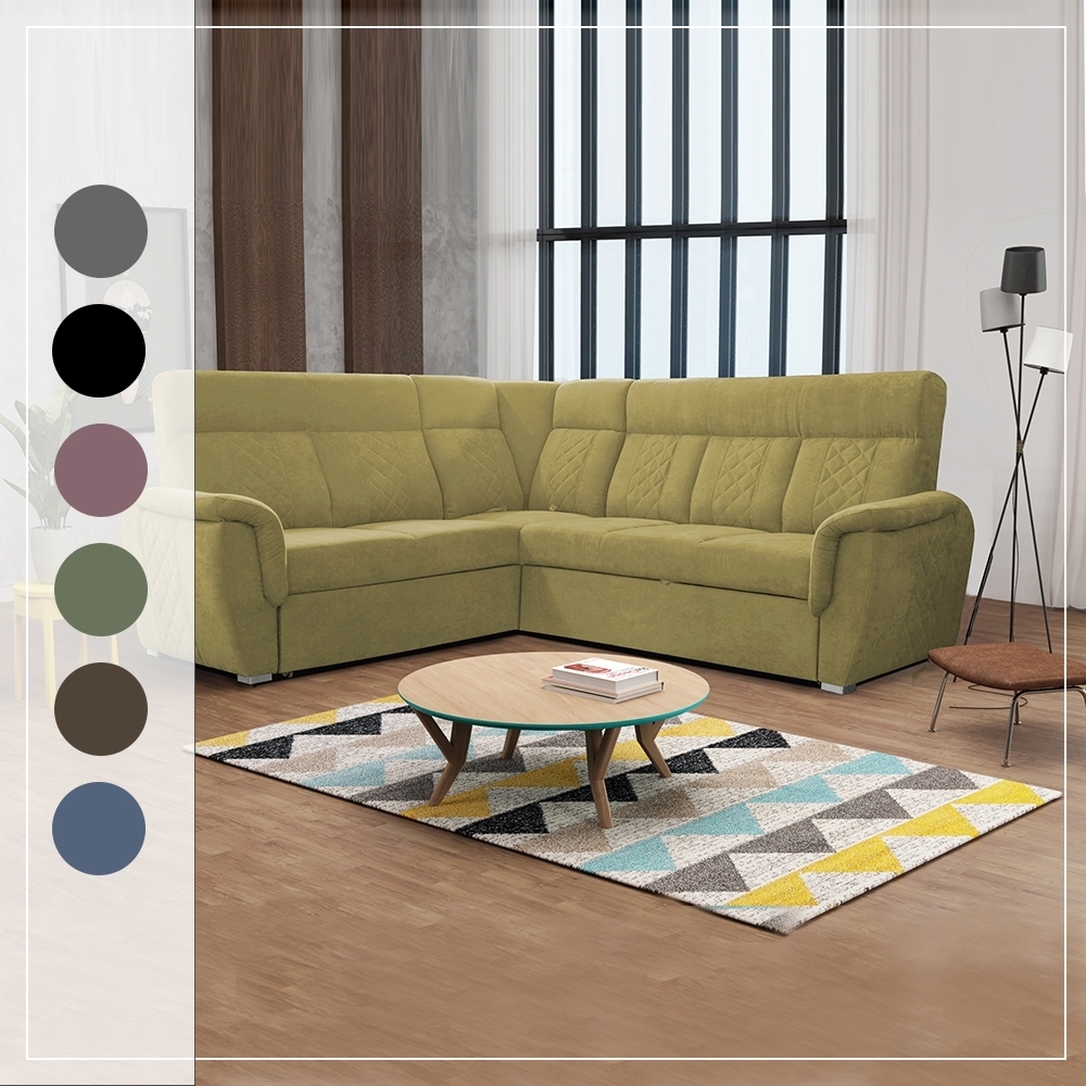 SELLY MUSTARD LARGE CORNER SOFA - Image 2
