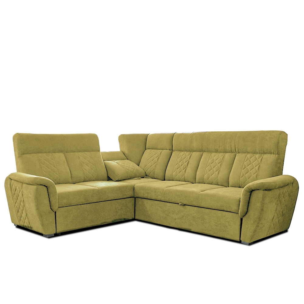 SELLY MUSTARD LARGE CORNER SOFA - Image 5