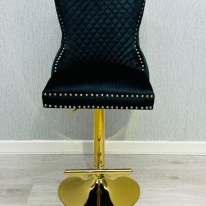 Victoria Black Lion Knocker Breakfast Stool