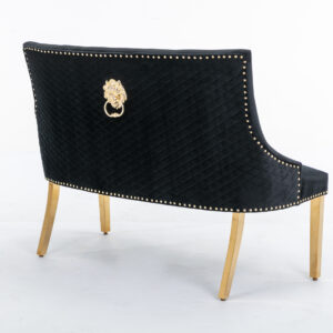 Majestic Gold Black High Back Bench