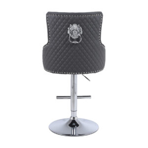Majestic Hudson Grey PU Bar Stool