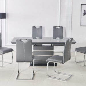 Milan Grey Extending Dining Table